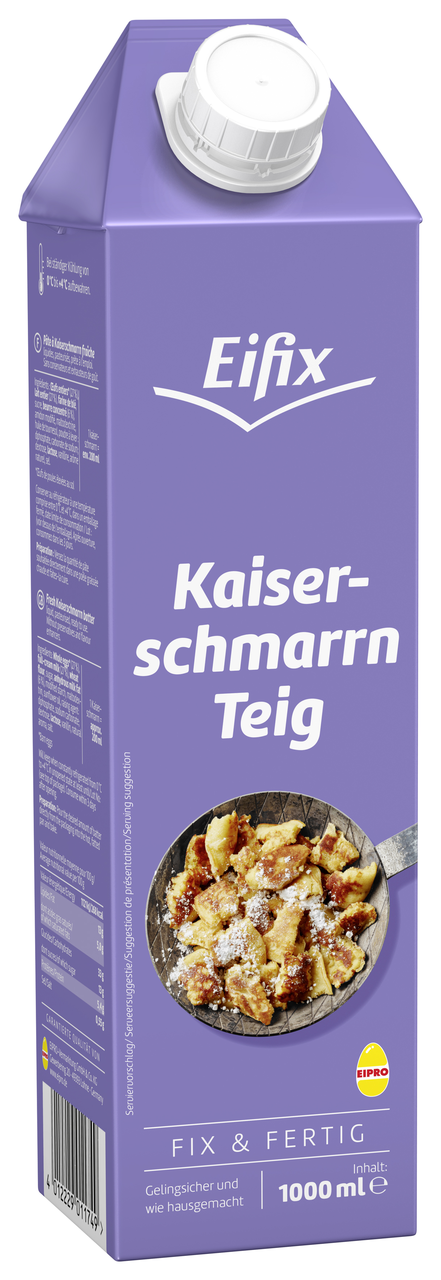 Eifix Kaiserschmarn Teig fix & fertig, flüssig gekühlt - 1 l Packung