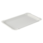 PAPSTAR pure Pappteller Weiß eckig