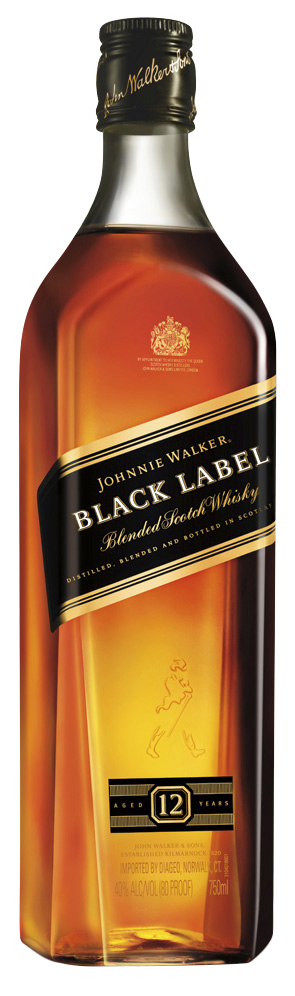 Johnnie Walker Black Label Blended Scotch Whisky 40 % Vol. - 700 ml Flasche