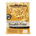 Lamb Weston Stealth Fries Pommes frites skin on 9 x 9 mm, tiefgefroren, vorgebacken 2,5 kg Beutel