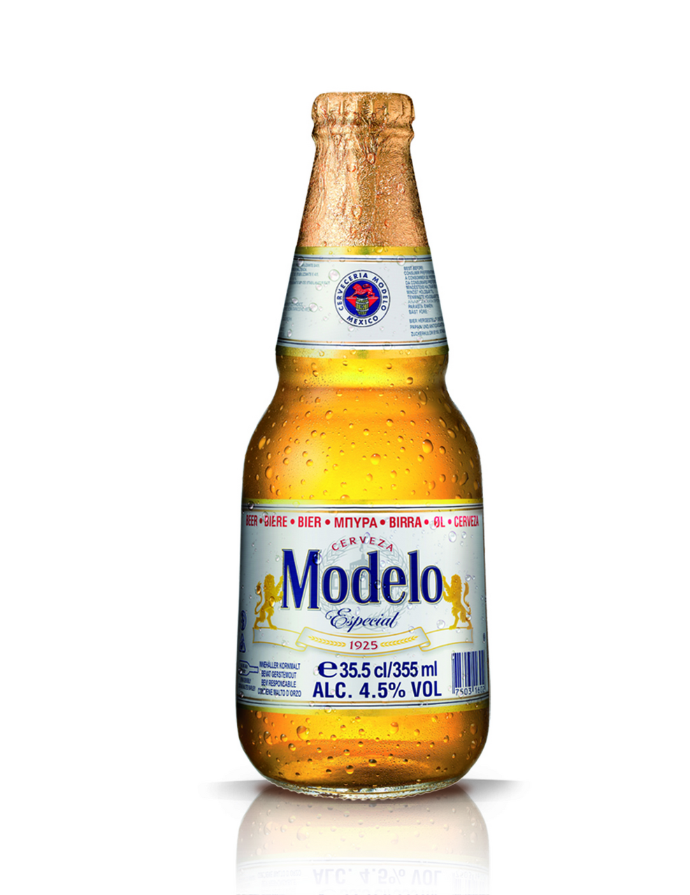 Modelo cerveza mexicana especial 35,5 cl contiene 6 botellas