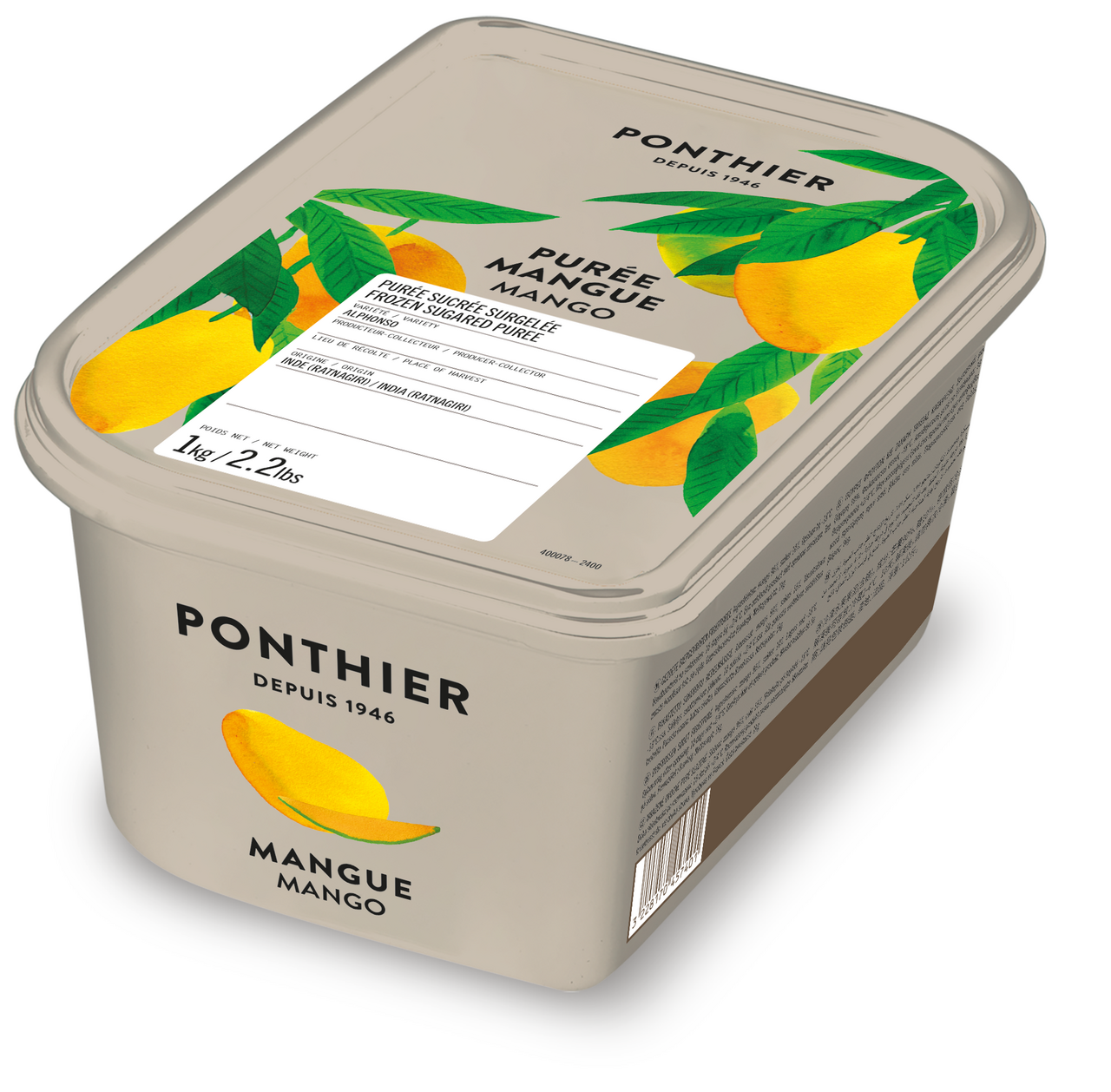 PONTHIER puré de mango 1 kg