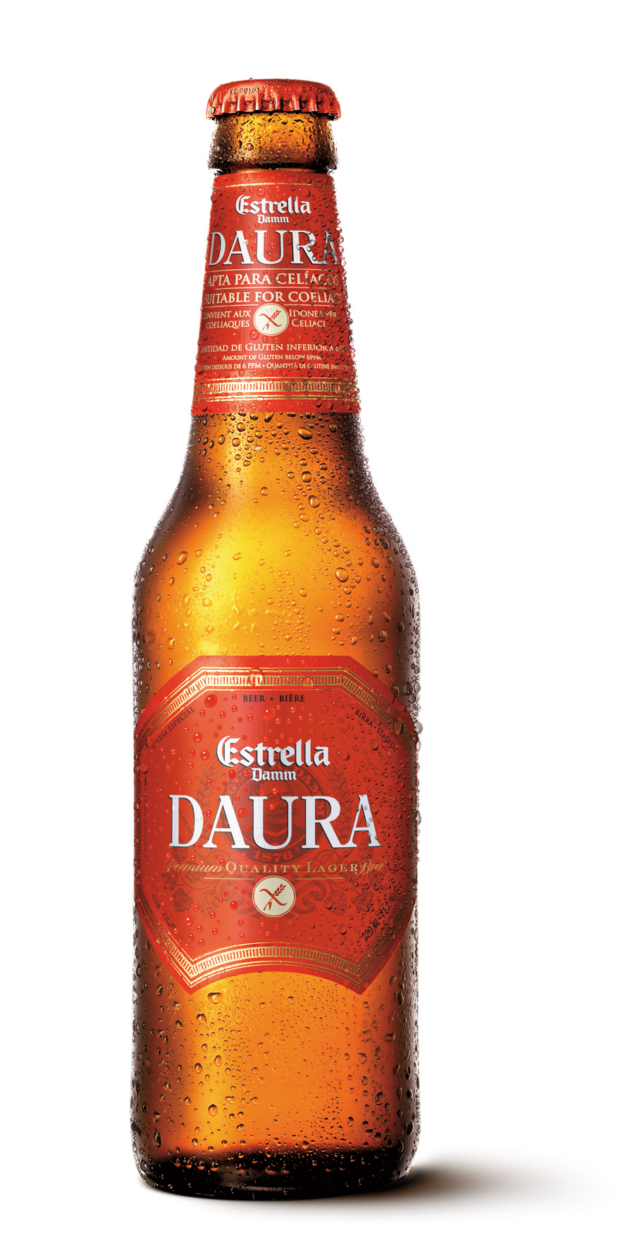 Daura cerveza sin gluten 33 cl contiene 24 botellas