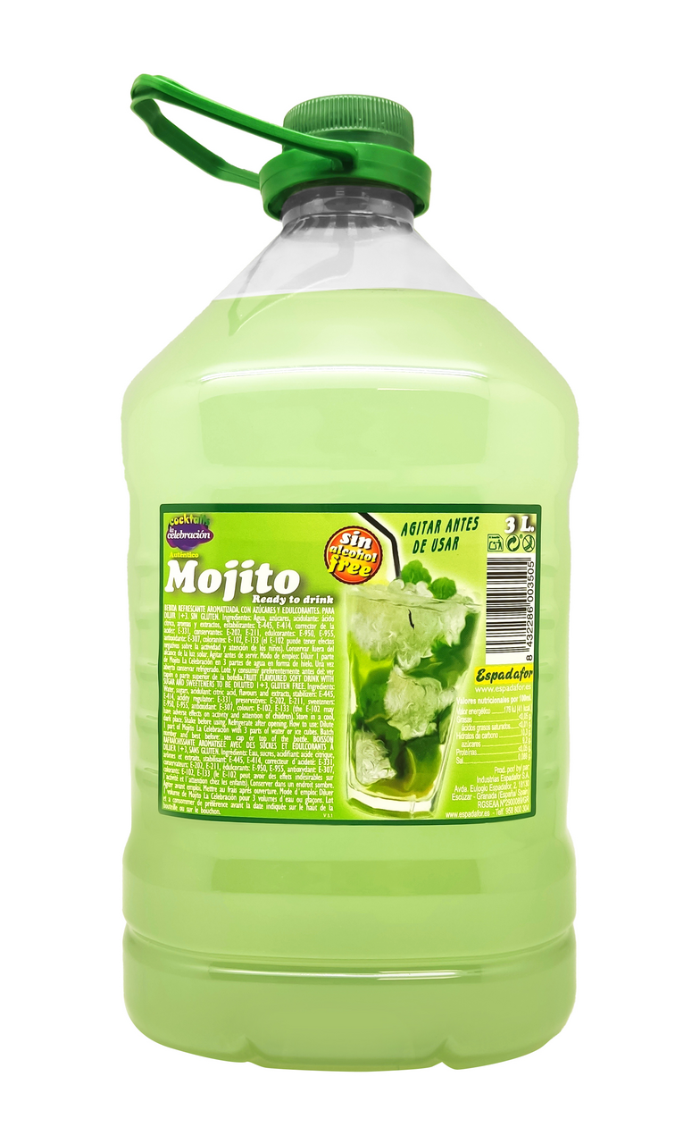 La Celebración mojito sin alcohol garrafa 3L
