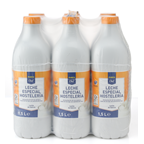 makro Chef leche semidesnatada hostelería botella 1,5 L contiene 6 unidades