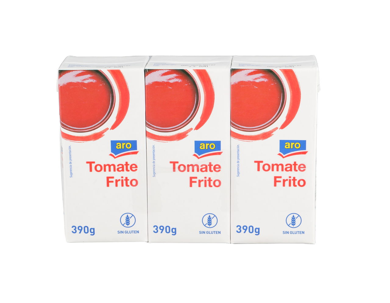 aro tomate frito brik 390gn contiene 3 unidades