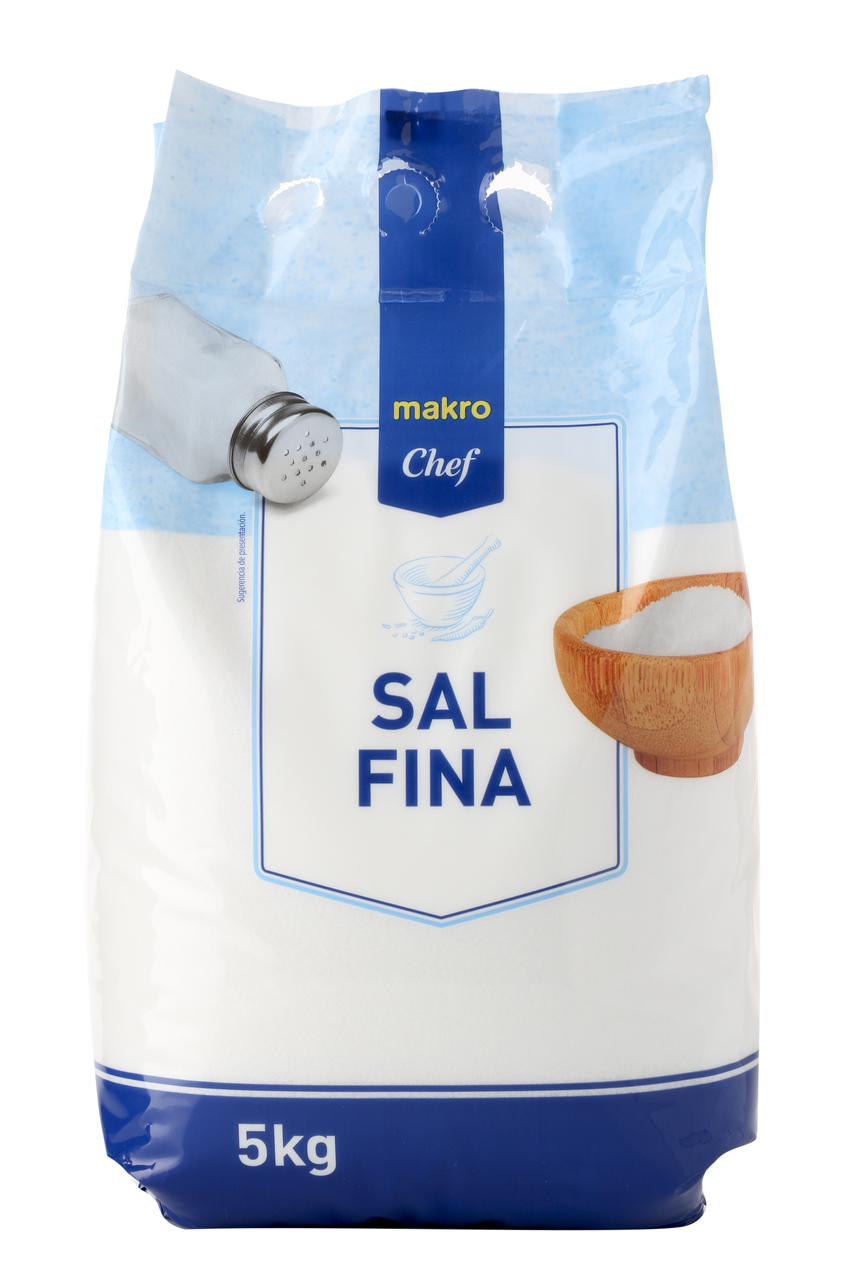 METRO Chef Sal fina en bolsa 5 Kg