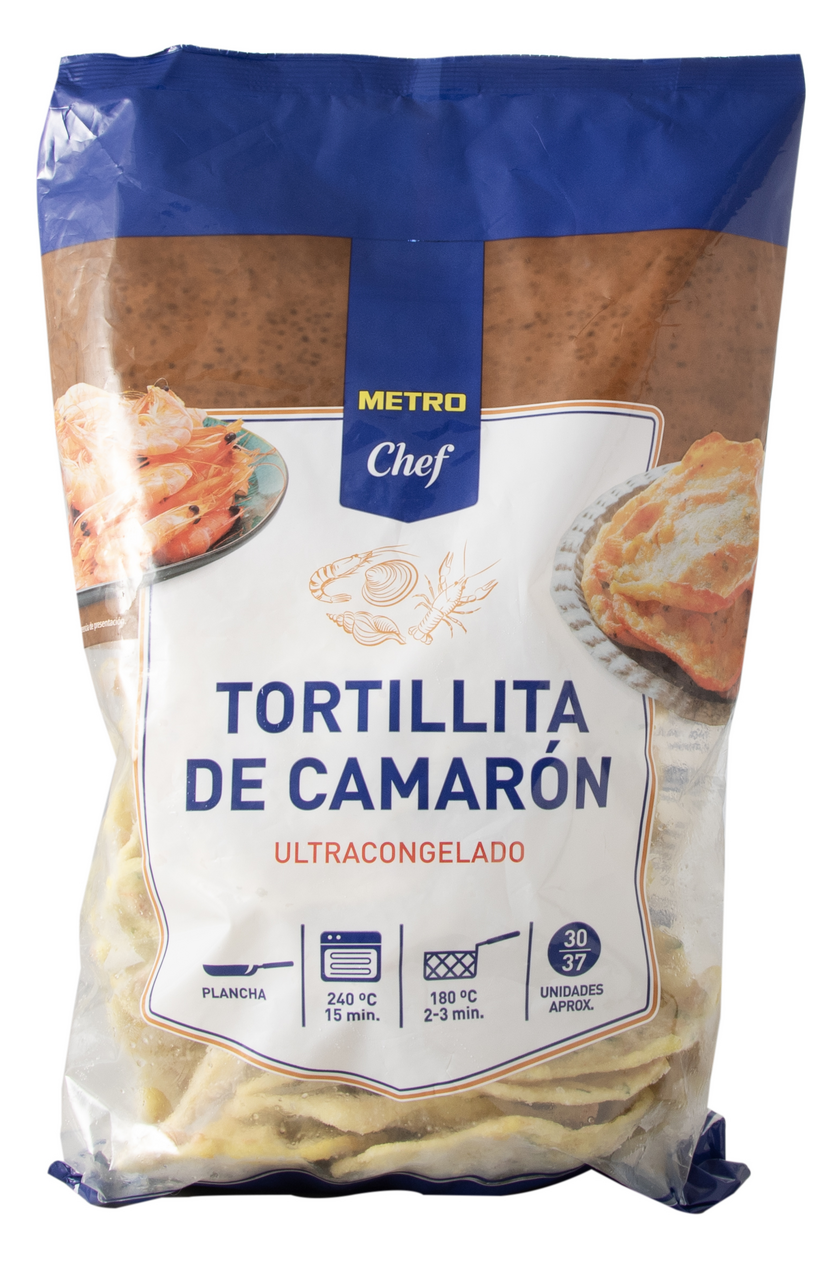 METRO Chef Tortillitas de camarón 1Kg