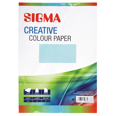 SIGMA papel A4 10colores 80g hojas | Makro