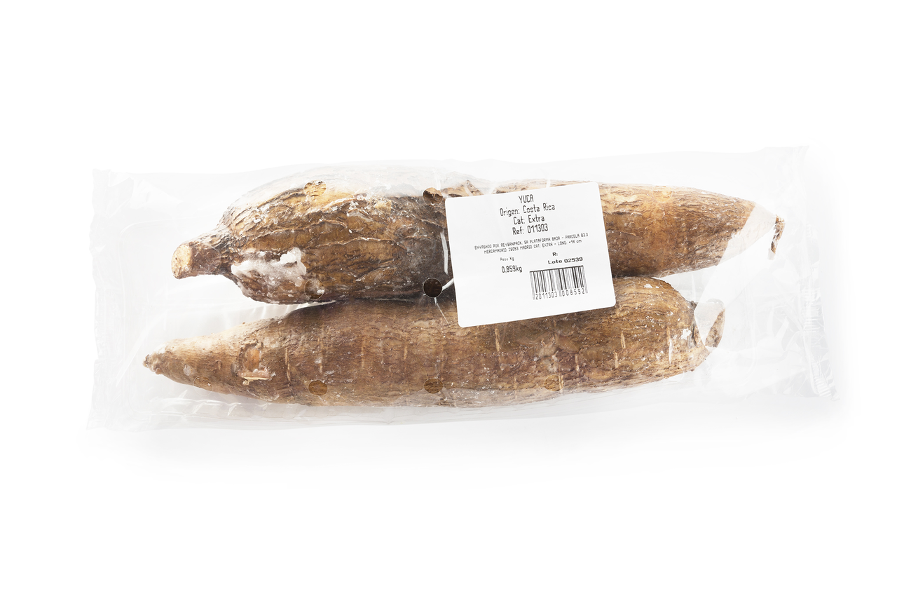 Yuca en bandeja 0,5 Kg aprox.