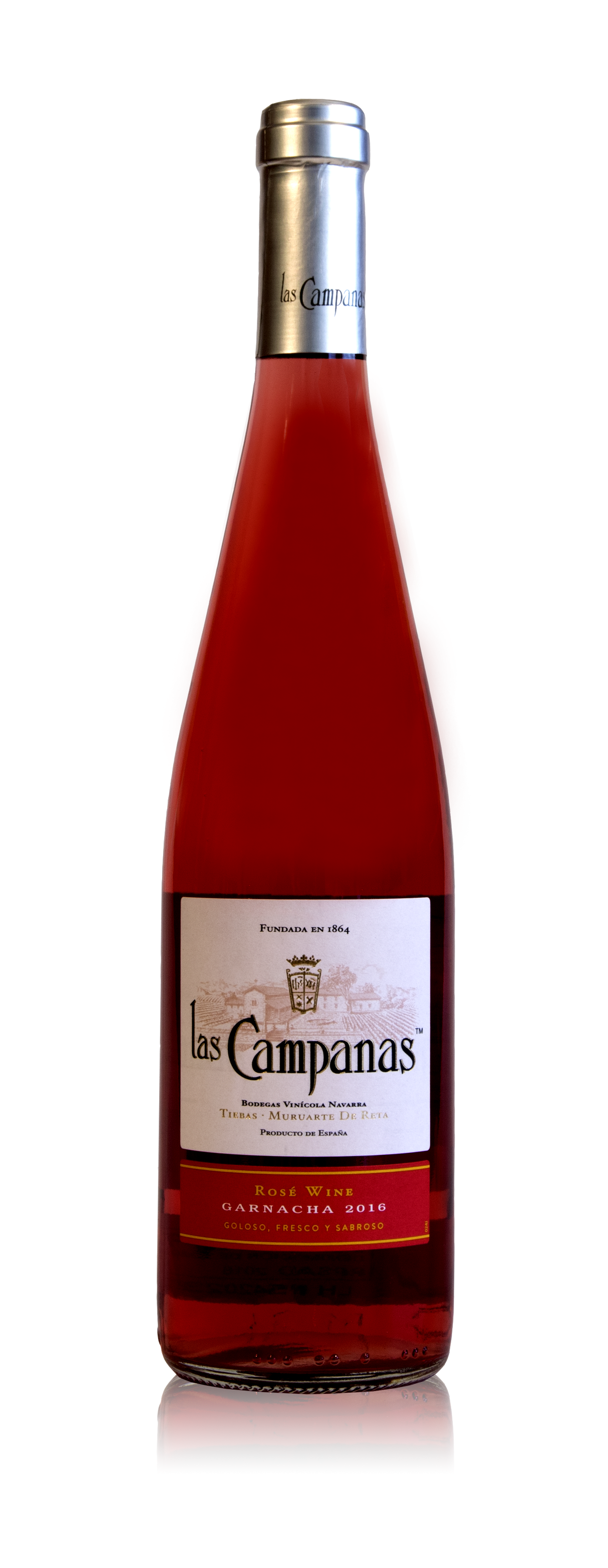 Las Campanas vino rosado Navarra botella 75cl