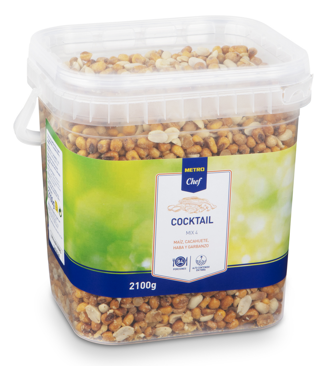 METRO Chef Mezcla de 4 frutos secos cubo 2,1Kg