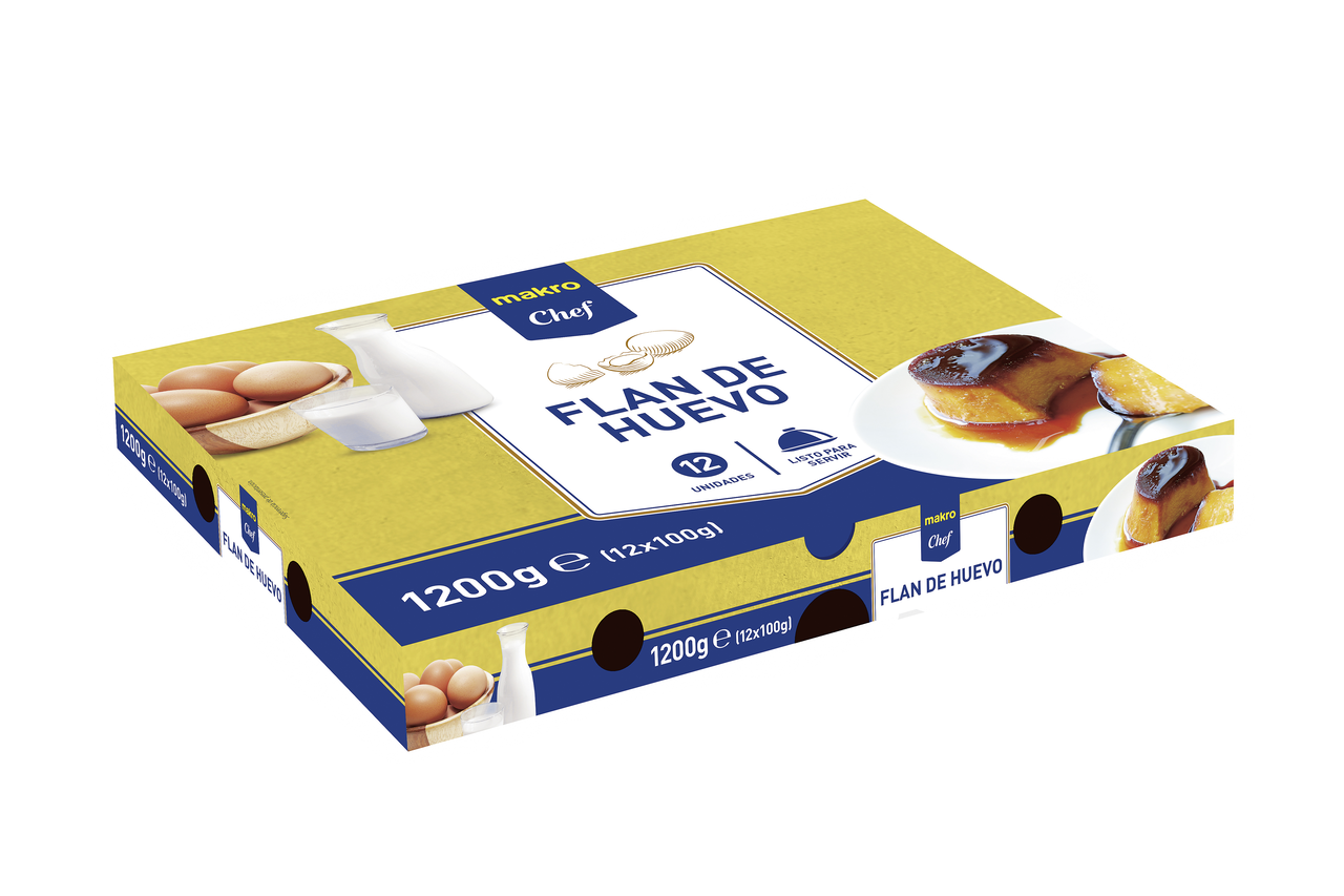 METRO Chef flan de huevo 100 g contiene 12 unidades