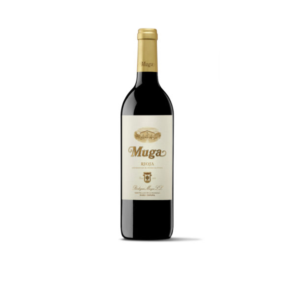 Muga vino tinto crianza D.O.Ca Rioja contiene 3 botellas de 75 cl (2,25 L) + estuche de cartón