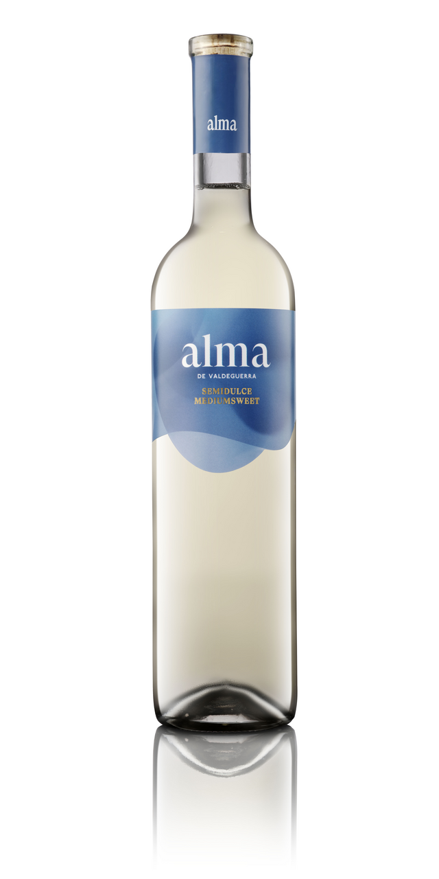 Alma Valdeguerra vino blanco semi dulce botella 75cl