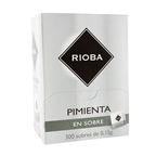 RIOBA pimienta negra caja de 300 sobres de 0,15 g (total 4,5 kg)