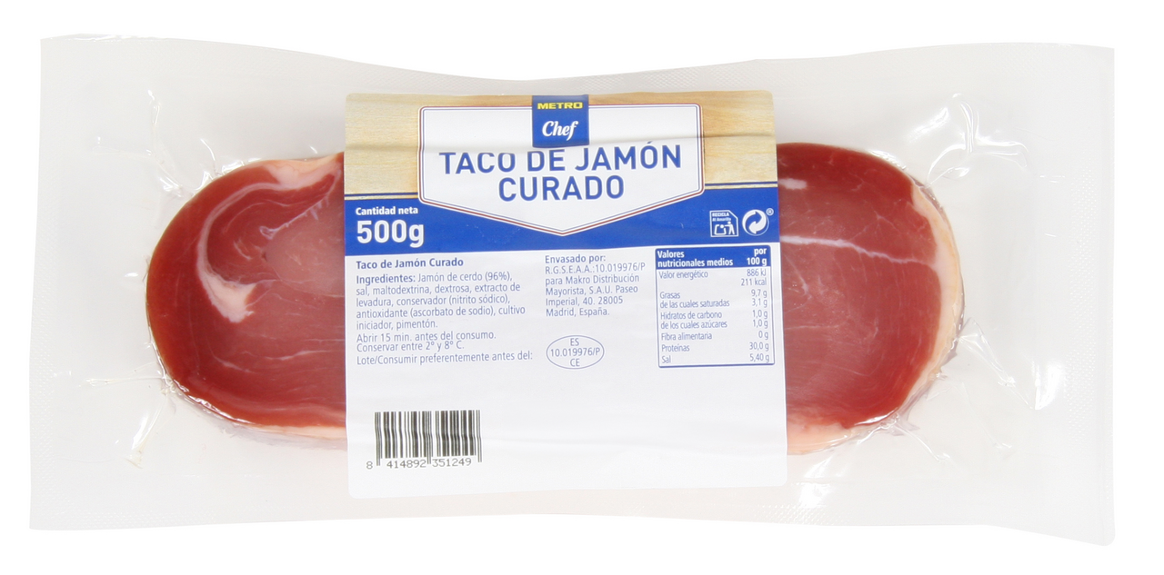 METRO Chef jamón taco 500g