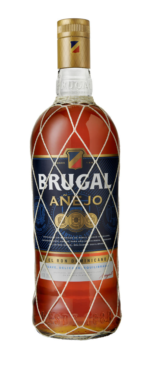 BRUGAL ron añejo botella 1L Alc. 38% vol.