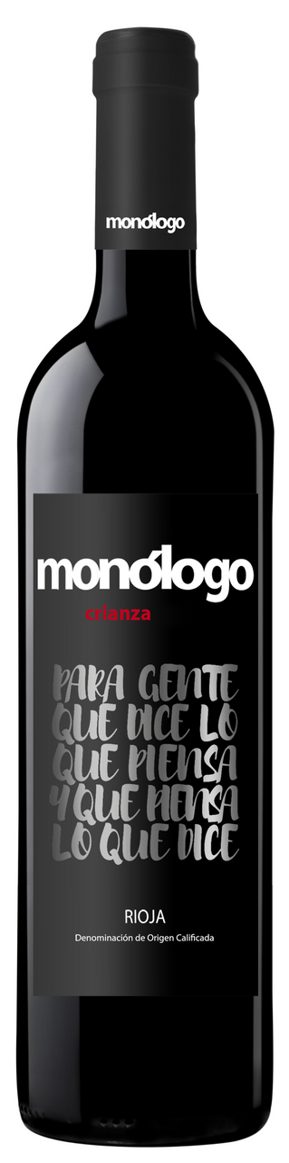 Monologo vino tinto crianza Denominación de Origen Rioja botella 75cl