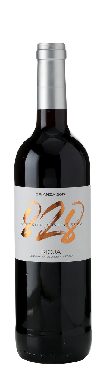 828 vino tinto crianza botella 75cl contiene 6 unidades