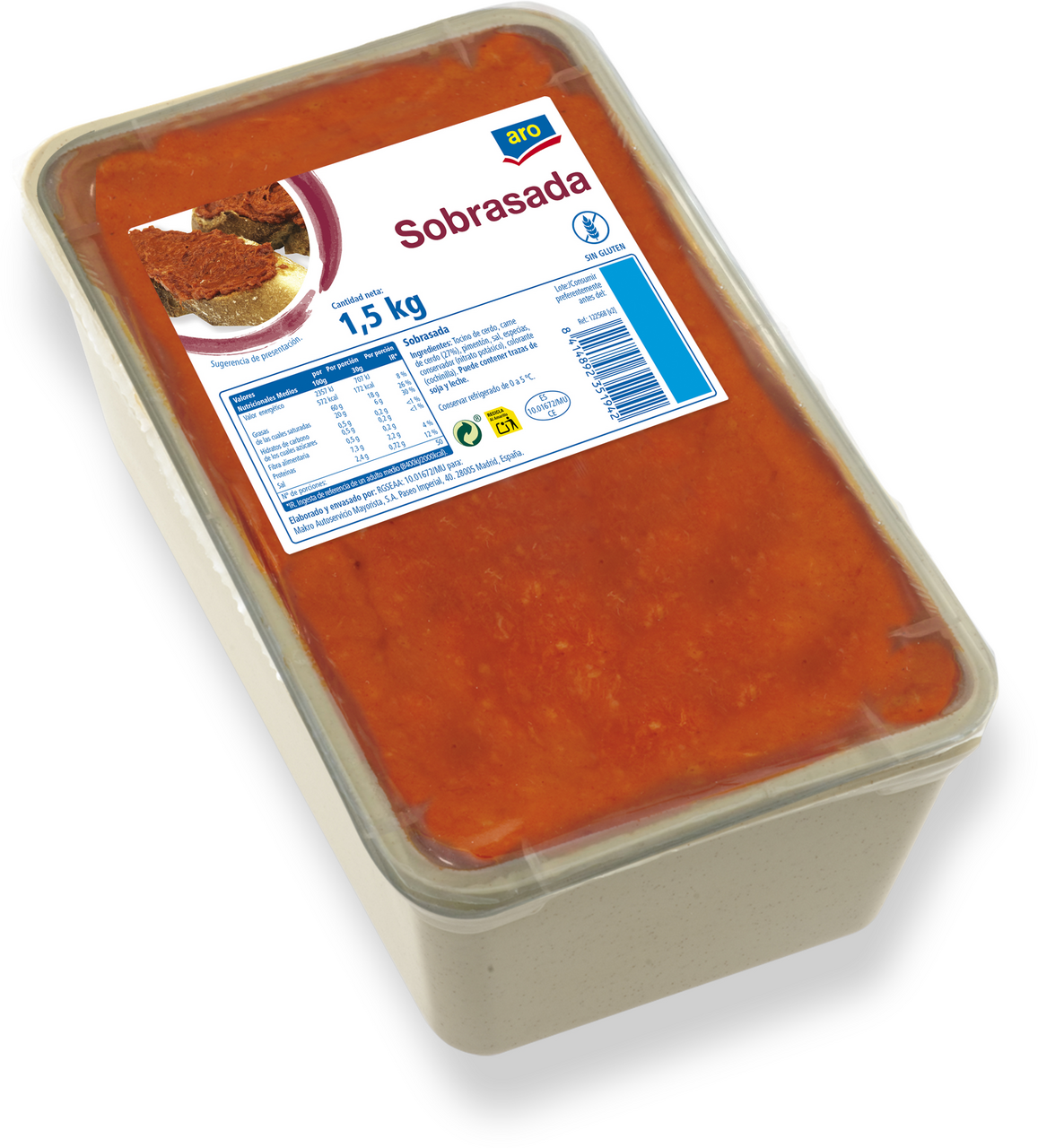 aro sobrasada 1,5kg
