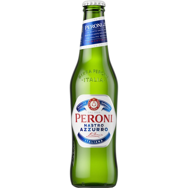PERONI cerveza italiana 33cl contiene 24 botellas