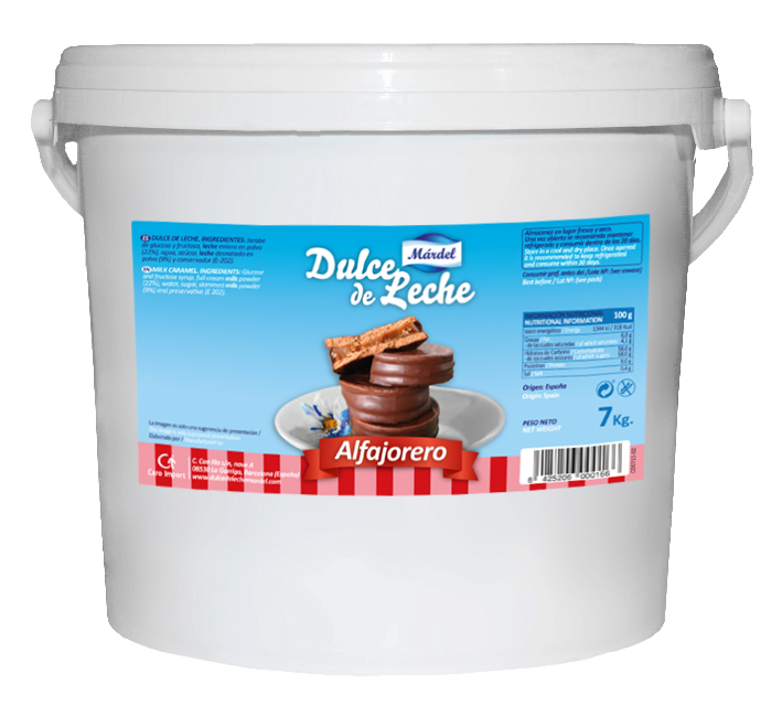 MÁRDEL Dulce de leche en cubo 7 Kg