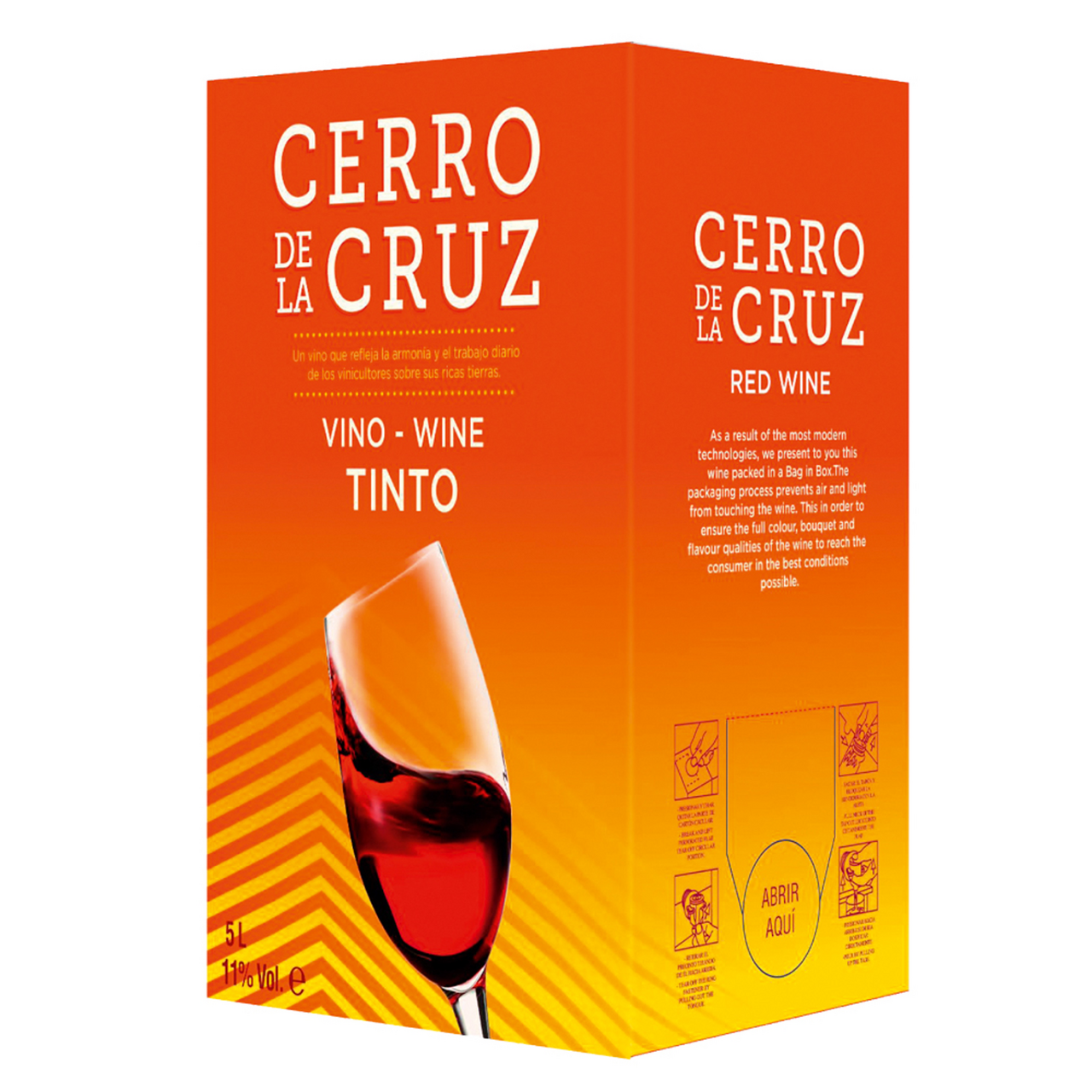 CERRO DE LA CRUZ vino tinto bag-box 5L