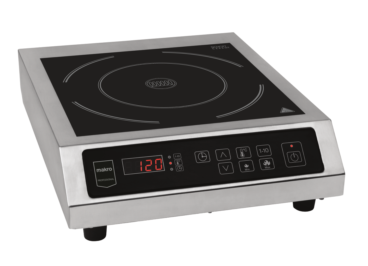 METRO PROFESSIONAL  Placa de inducción 1 fuego 3,5kw gic3035