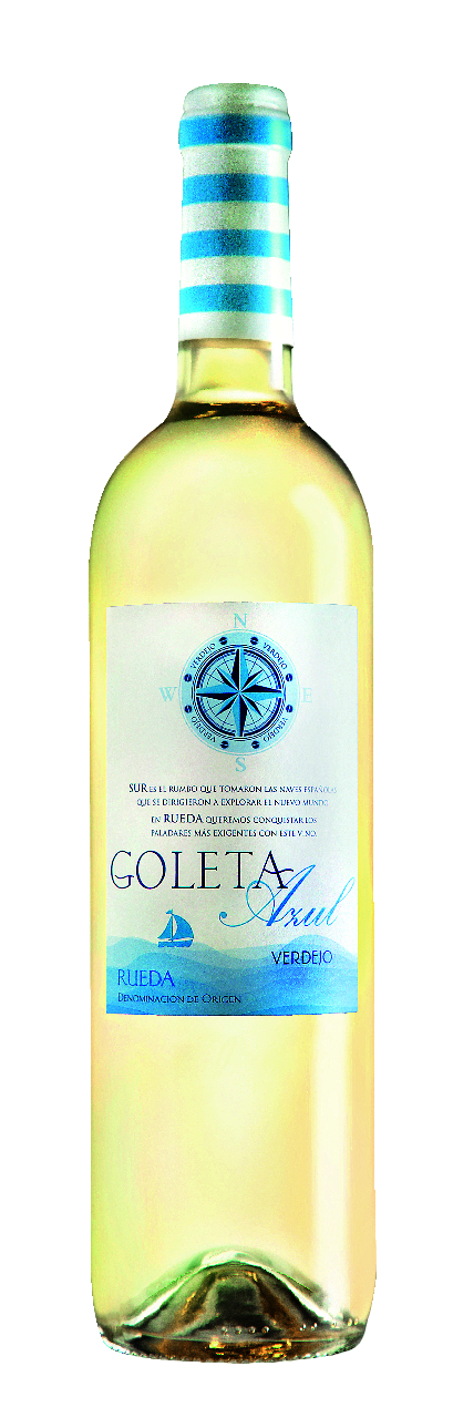 GOLETA AZUL vino blanco Verdejo botella 75cl