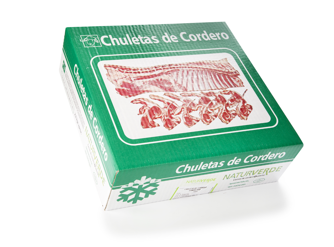 Chuletas de cordero congeladas precio kg