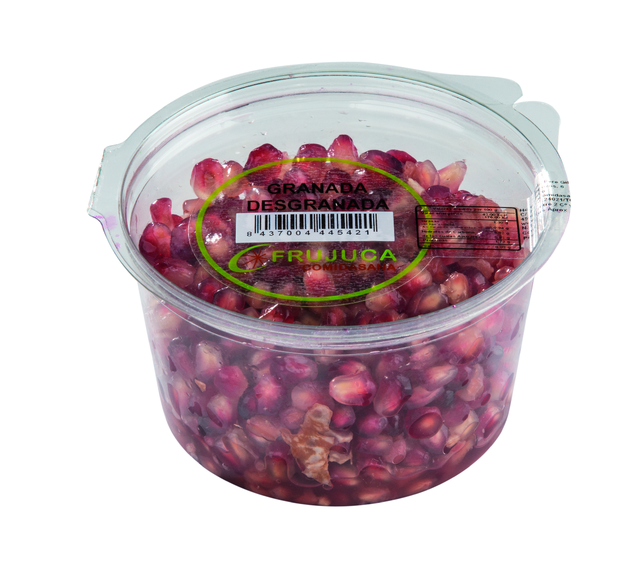 Granada grano en tarro peso 250 g
