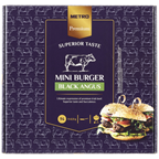 makro Premium Mini hamburguesas de Black Angus congeladas caja 94 ud x 42,5 g