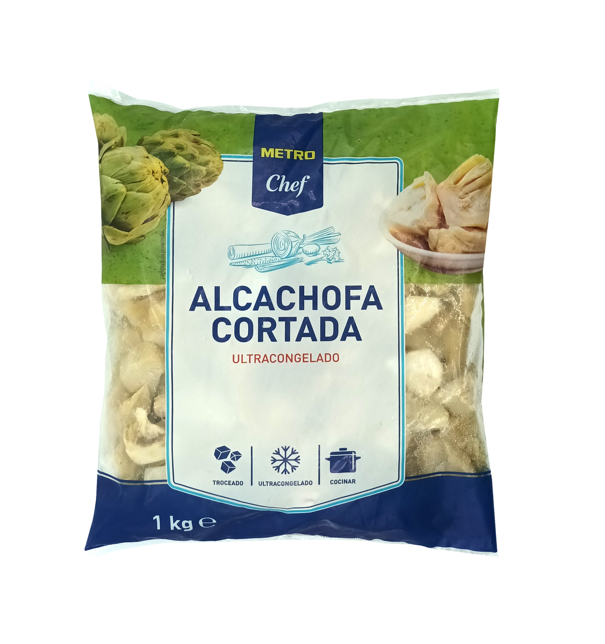 METRO Chef Alcachofa cortada 1Kg