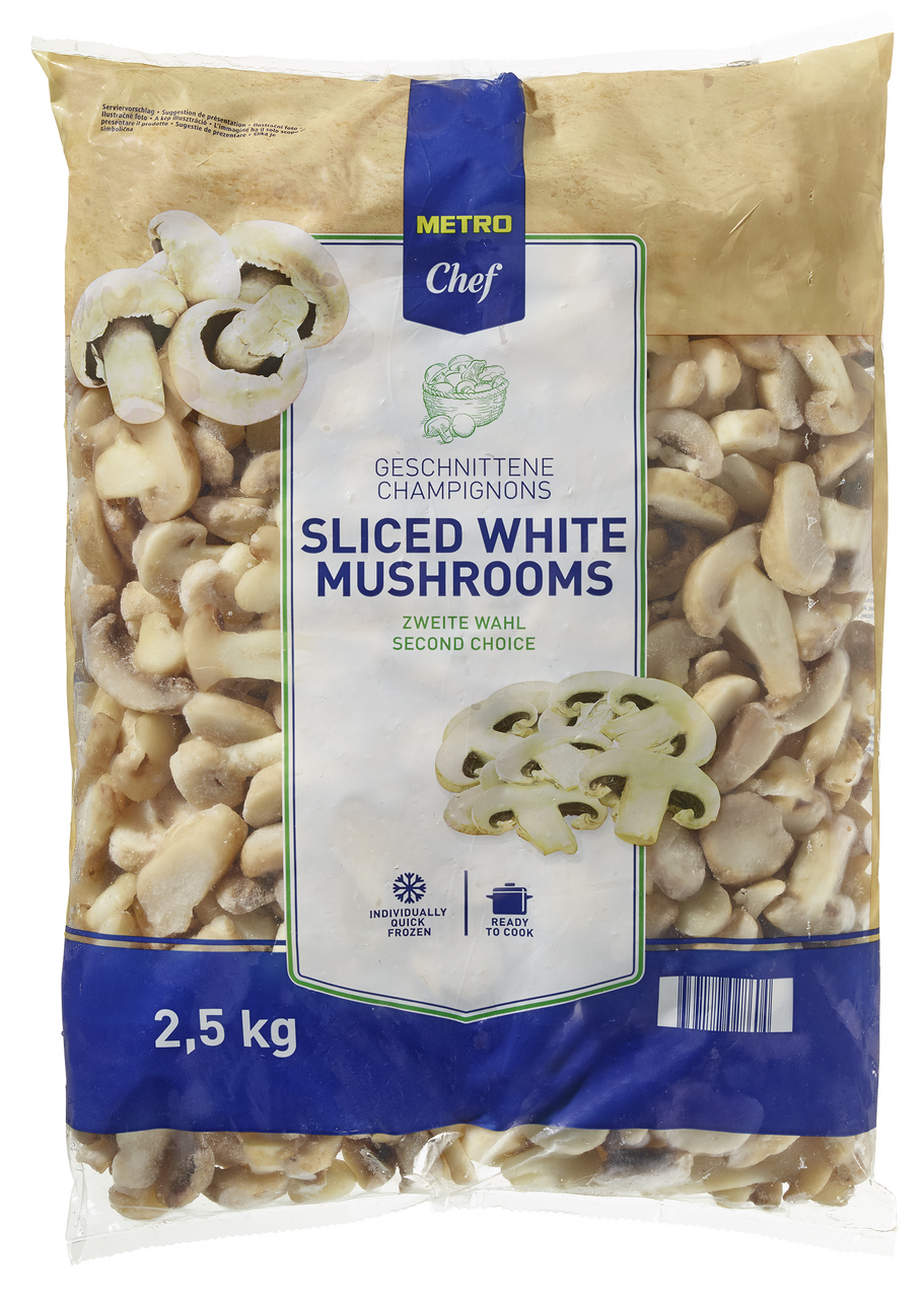 METRO Chef Champifri Champiñon laminado 2,5Kg