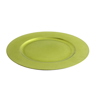 Ligero Apretar Ajustable Bajoplato plástico verde 33cm | Makro