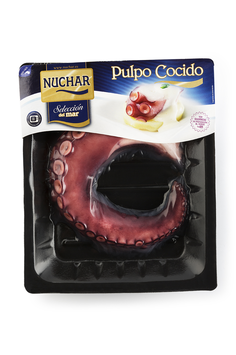 NUCHAR pulpo cocido 240g 1 pata