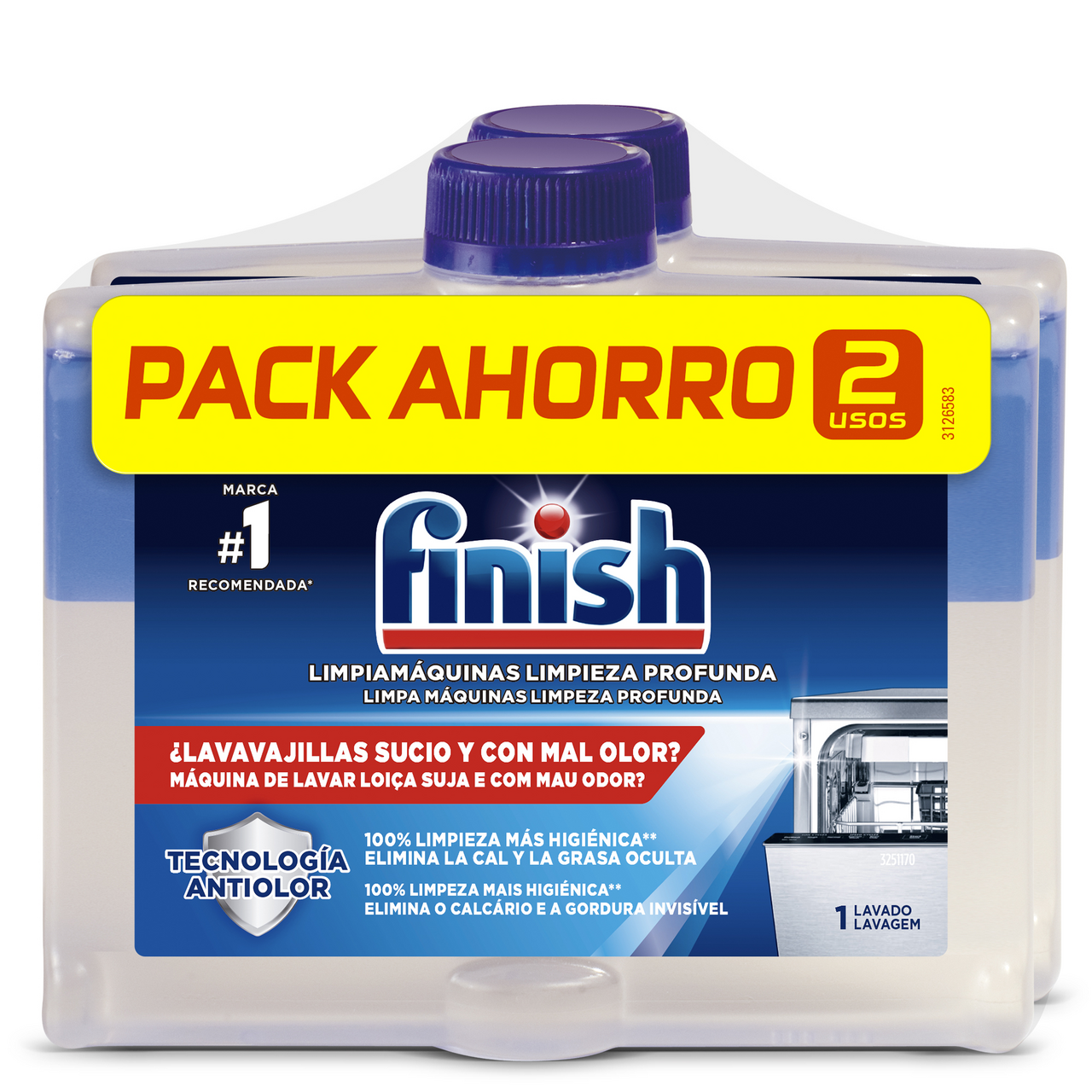 finish limpiamaquinas duplo 250ml