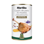 Martiko muslos de pato 10 piezas confitados lata 4100g