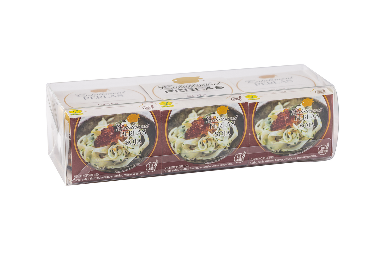 Cataliment perlas soja tarrina 50 g contiene 3 unidades (Total 150 g)