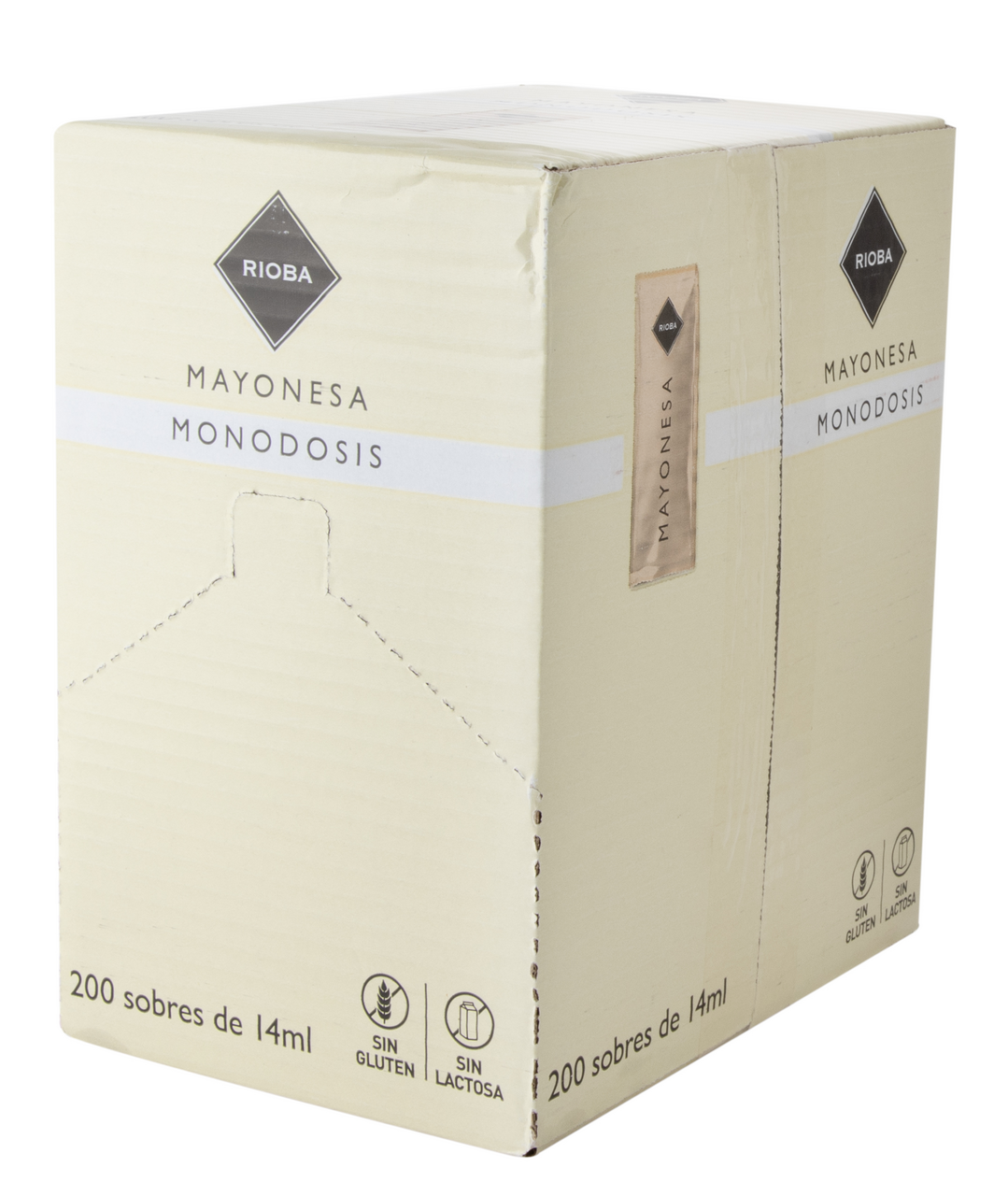 RIOBA Mayonesa en sobre monodosis 200 ud. x 14 ml