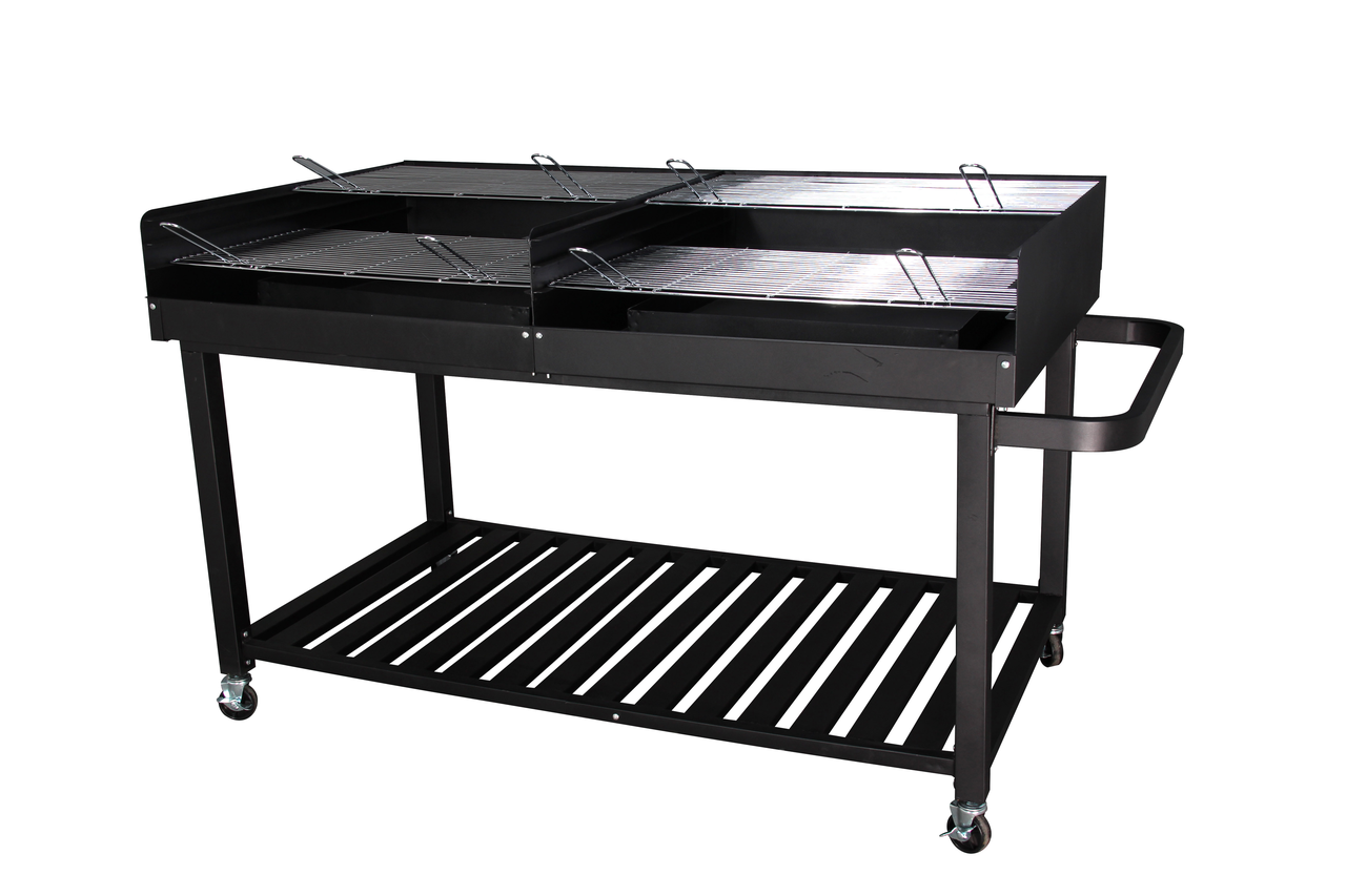 METRO PROFESSIONAL Barbacoa 180x90x102 cm Deluxe 4 rejillas