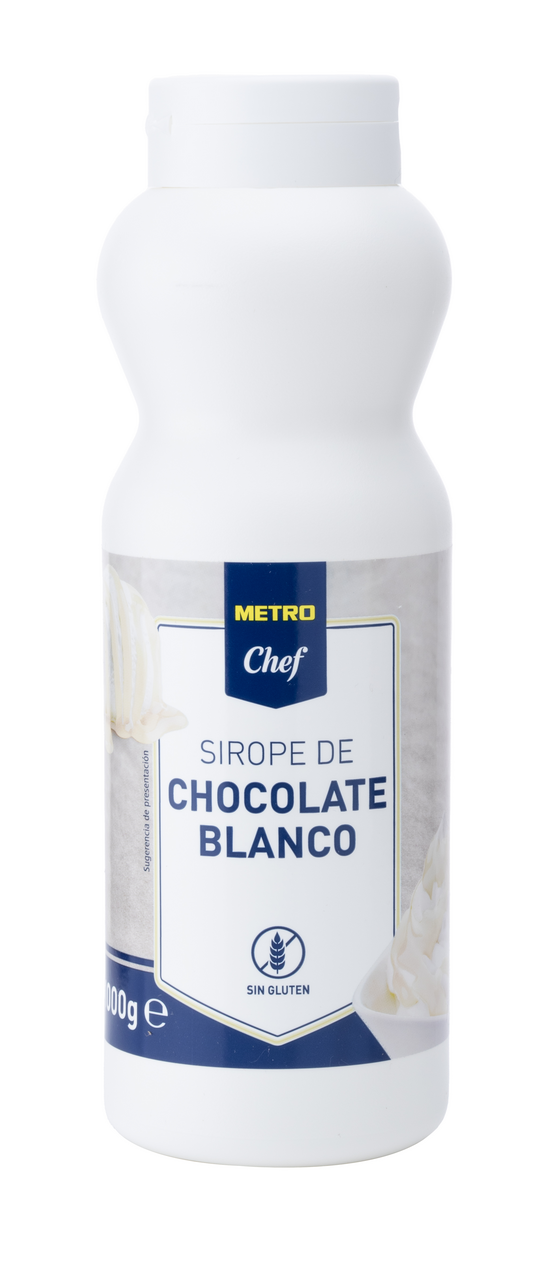 METRO Chef Sirope de chocolate blanco en botella 1 Kg