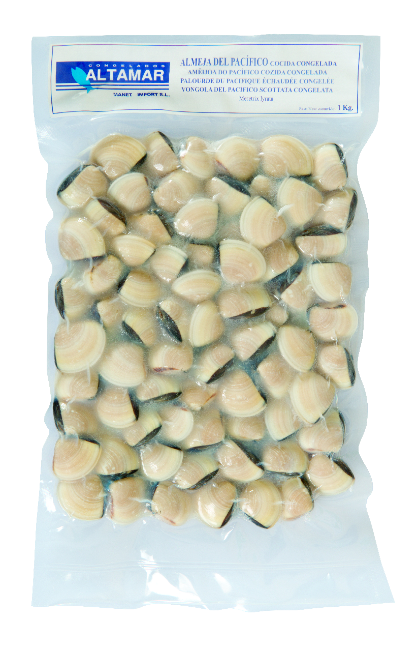 Altamar Almeja blanca congelada 60/80 piezas 1kg