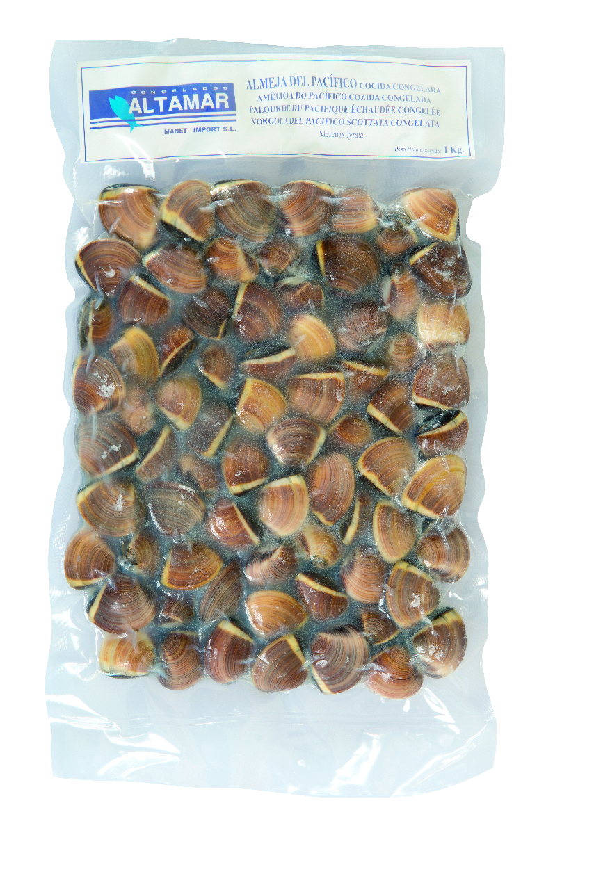 Altamar Almeja marron congelada 60/80 piezas 1kg