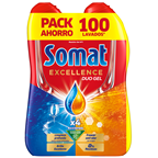 Somat Lavavajillas gel duplo vinagre 50 dosis 2 unidades 2400 g