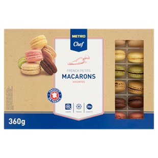 METRO Chef surtido macarons 10 g 36 unidades (Total 360 g)