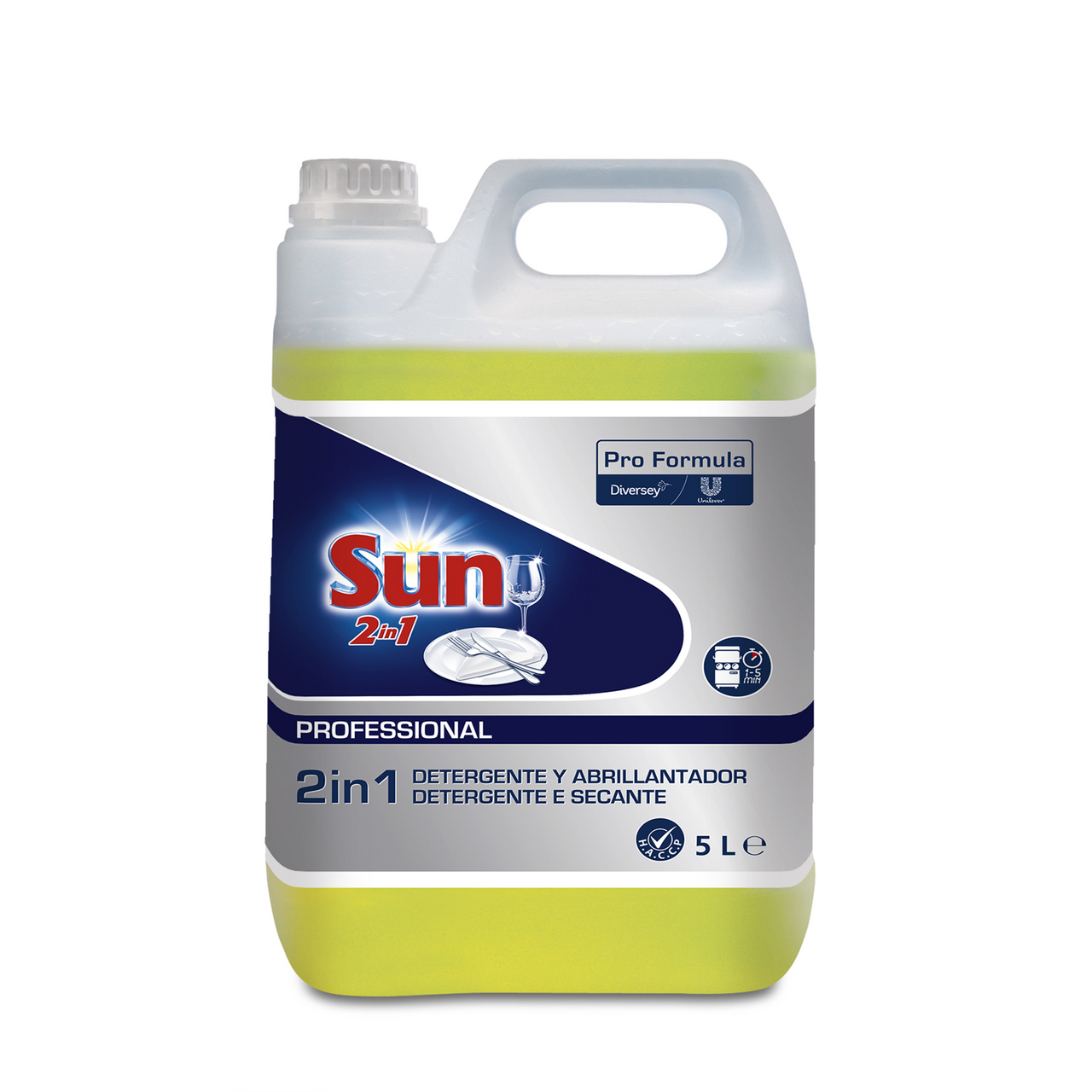 Sun Prof detergente+abrillantador sun 5 L