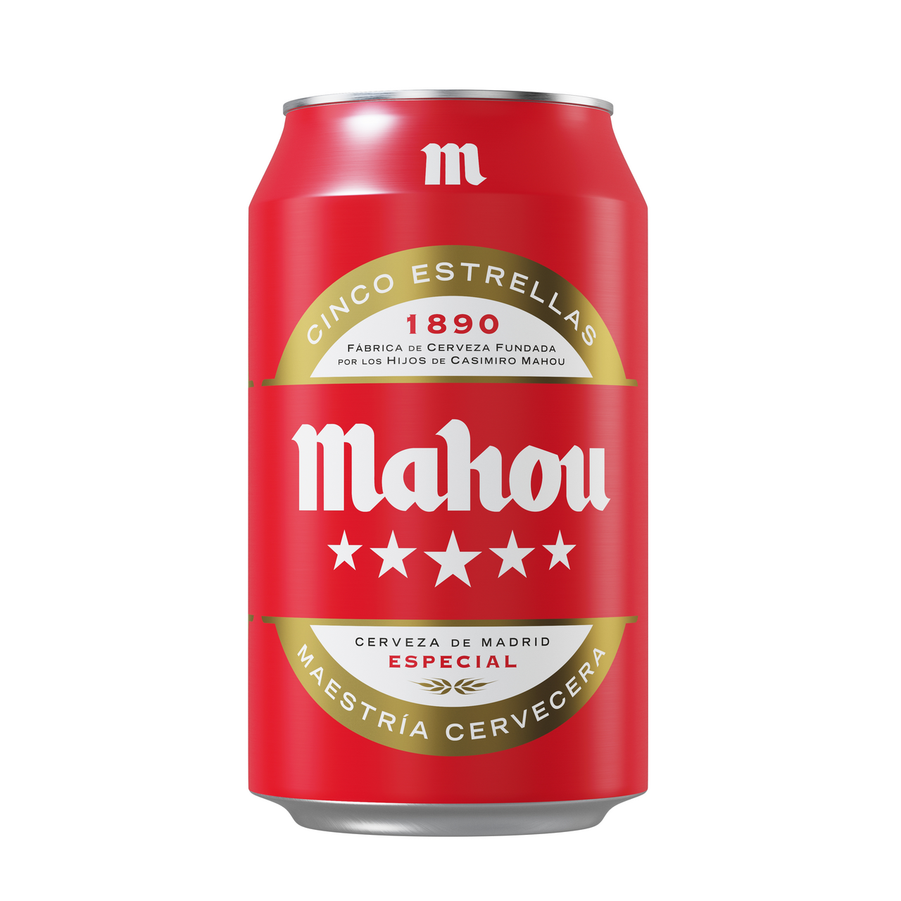 Mahou cerveza Cinco Estrellas 33cl contiene 28 latas