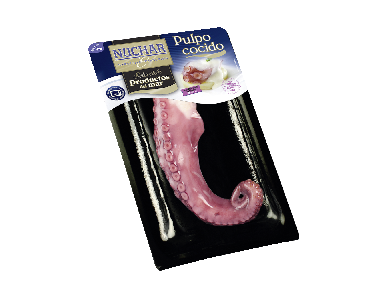 NUCHAR pulpo cocido 140/160g 1 pata